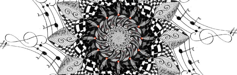 Mandala aus Noten